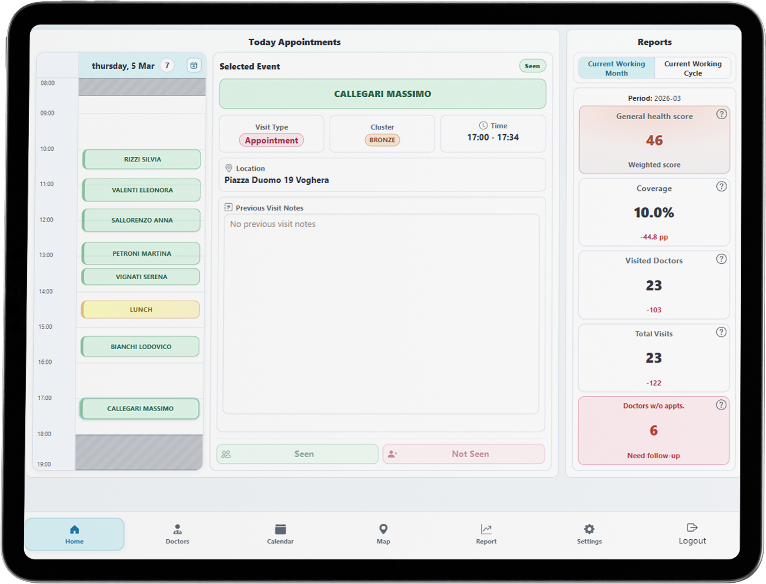 Vialo application preview